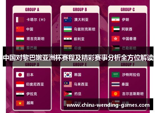 中国对黎巴嫩亚洲杯赛程及精彩赛事分析全方位解读