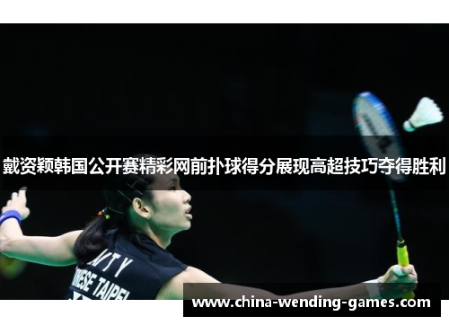 戴资颖韩国公开赛精彩网前扑球得分展现高超技巧夺得胜利